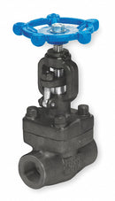 Top Brand Class 800 Globe Valve, FNPT x FNPT, Carbon Steel, 1 1/4 in Pipe Size - Valves - SV44834TE012