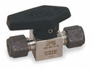 Parker 2 33/50 inL x 1 5/32 inH 316 Stainless Steel CPI(R) Rotary Plug Valve, 3/8 in Tube Size - 6Z-PR6-VT-SS