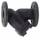 Mueller Steam Specialty 3 in Y Strainer, Flanged, 31/500 in Mesh, 10 1/8 in Length, Cast Iron - 3 758 N Iron Body
