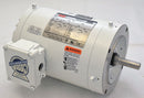Dayton 3/4 HP Washdown Motor,3-Phase,3500 Nameplate RPM,230/460 Voltage,Frame 56C - 1TTA3BG