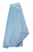 Tough Guy Microfiber Cloth, Medium Duty, 16 in x 16 in, Blue, PK 12 - 1TTX8