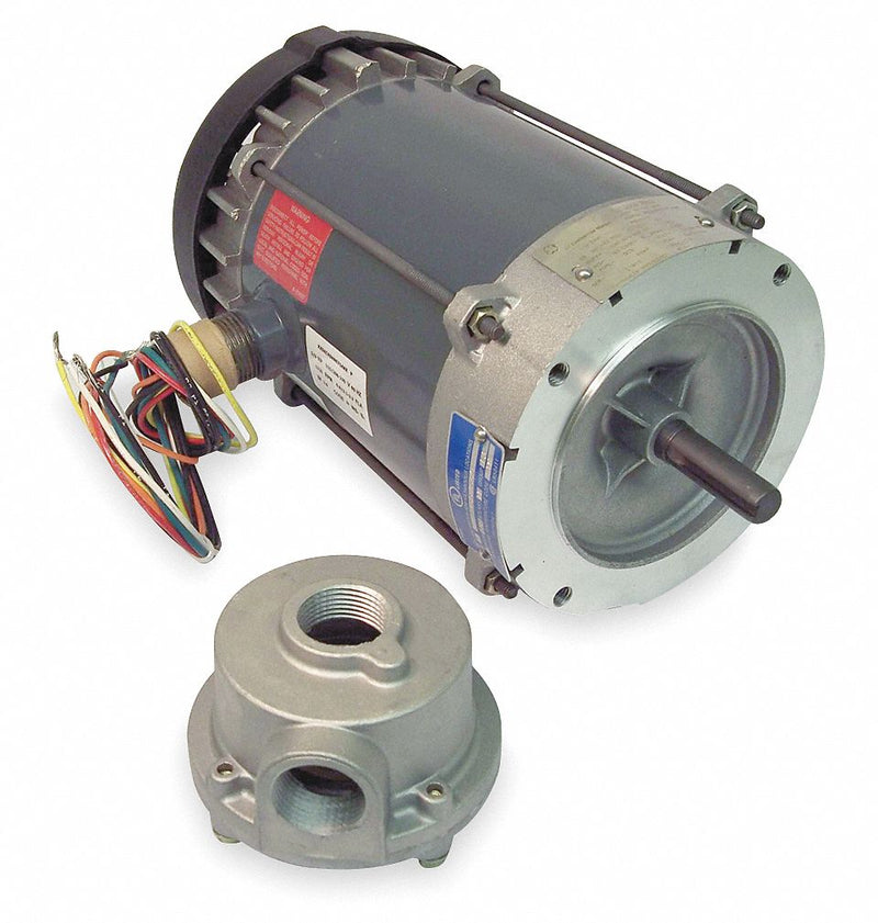 Marathon Motors 3/4 HP Hazardous Location Motor,Capacitor-Start,1725 Nameplate RPM,115/208-230 Voltage,Frame 56C - 056C17G15530