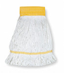 Tough Guy Clamp, Quick Change, Side-Gate Cotton String Wet Mop Head, White - 1TYV8