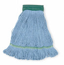 Tough Guy Clamp, Quick Change, Side-Gate Cotton String Wet Mop Head, Blue - 1TYL4