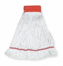 Tough Guy Clamp, Quick Change, Side-Gate Cotton String Wet Mop Head, White - 1TYL7