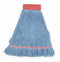 Tough Guy Clamp, Quick Change, Side-Gate Cotton String Wet Mop Head, Blue - 1TYV5