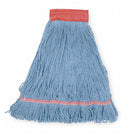 Tough Guy Clamp, Quick Change, Side-Gate Rayon String Wet Mop Head, Blue - 1TYX9
