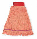 Tough Guy Clamp, Quick Change, Side-Gate Cotton String Wet Mop Head, Orange - 1TYN5