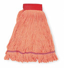 Tough Guy Clamp, Quick Change, Side-Gate Cotton String Wet Mop Head, Orange - 1TYN1
