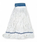 Tough Guy Clamp, Quick Change, Side-Gate Cotton String Wet Mop Head, White - 1TYX2