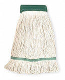 Tough Guy Clamp, Quick Change, Side-Gate Cotton String Wet Mop Head, White - 1TYR1