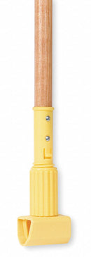 Tough Guy Wet Mop Handle, Jaw Mop Connection Type, Natural, Wood, 54" Handle Length - 1TYY8