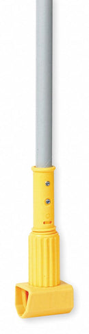 Tough Guy Wet Mop Handle, Jaw Mop Connection Type, Gray, Aluminum, 60" Handle Length - 1TYZ2