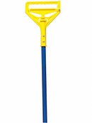 Tough Guy Wet Mop Handle, Side Gate Mop Connection Type, Blue, Fiberglass, 60" Handle Length - 1TZA3