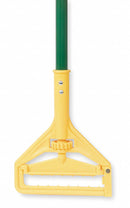 Tough Guy Wet Mop Handle, Side Gate Mop Connection Type, Green, Fiberglass, 60" Handle Length - 1TZA4