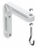 Quartet Wall Bracket, White - AW6Q