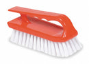 Tough Guy 6 inL Synthetic Iron Style Scrub Brush, Red - 1VAD9