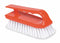 Tough Guy 6 inL Synthetic Iron Style Scrub Brush, Red - 1VAD9