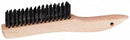 Tough Guy 10-1/4"L Carbon Steel Short Handle Scratch Brush, 1 EA - 1VAG7