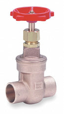 Milwaukee Valve Gate Valve, Valve Class Class 125, Bronze, Solder Connection Type, Pipe Size - Valves 1/2 in - 115.5