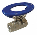 Top Brand Ball Valve, 316 Stainless Steel, Inline, 2-Piece, Pipe Size 2 in, Connection Type FNPT x FNPT - G-SSO-200V