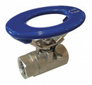 Top Brand Ball Valve, 316 Stainless Steel, Inline, 2-Piece, Pipe Size 3/8 in, Connection Type FNPT x FNPT - G-SSO-38V
