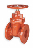 Nibco Gate Valve, Valve Class Class 125, Ductile Iron, Flange Connection Type, Pipe Size - Valves 8 in - F619RW 8