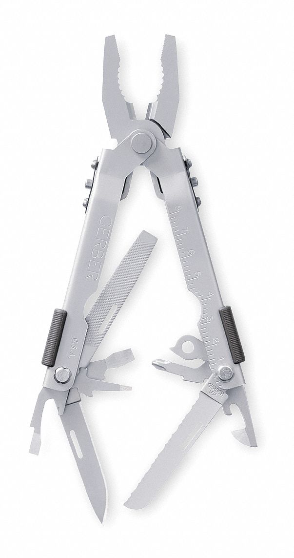 Gerber Stainless Steel Multi-Tool Plier, Number of Tools: 15, Multi Tool Series: Multi-Plier 600 - 7500