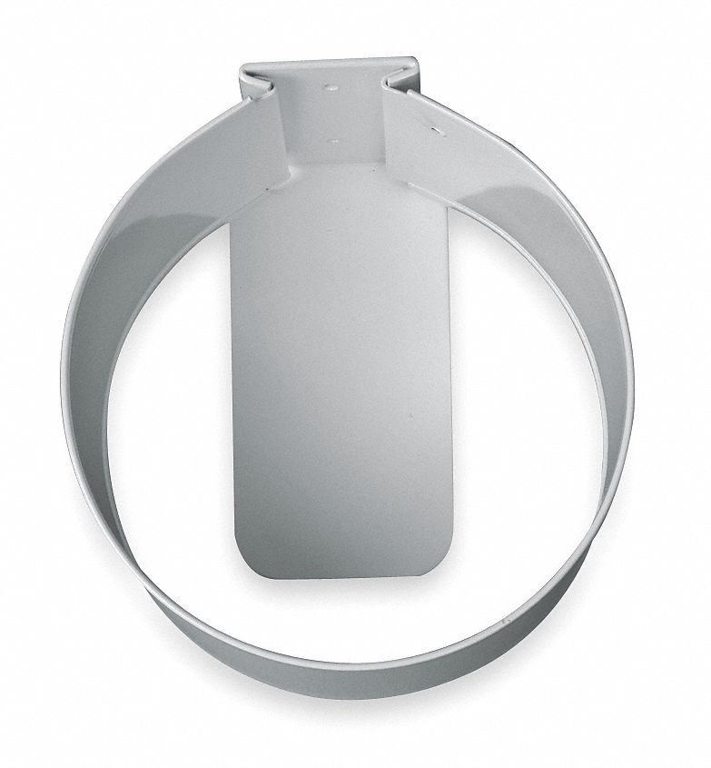Tough Guy Plastic Wall Mount Bracket, White - 1YRR2