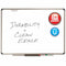 Quartet Gloss-Finish Porcelain Dry Erase Board, Wall Mounted, 36"H x 48"W, White - P564T