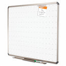 Quartet Gloss-Finish Melamine Dry Erase Board, Wall Mounted, 48"H x 72"W, White - TE567T