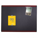 Quartet Magnetic Letter, Push-Pin Bulletin Board, Magnetic Fabric, 48"H x 72"W, Gray - MB547M