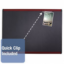 Quartet Magnetic Letter, Push-Pin Bulletin Board, Magnetic Fabric, 36"H x 48"W, Gray - MB544M