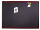 Quartet Magnetic Letter, Push-Pin Bulletin Board, Magnetic Fabric, 24"H x 36"W, Gray - MB543M
