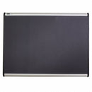 Quartet Magnetic Letter, Push-Pin Bulletin Board, Magnetic Fabric, 48"H x 72"W, Gray - MB547A