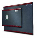 Quartet Push-Pin Bulletin Board, Fabric, 48"H x 72"W, Gray - B447M