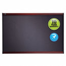 Quartet Push-Pin Bulletin Board, Fabric, 36"H x 48"W, Gray - B444M