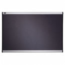 Quartet Push-Pin Bulletin Board, Fabric, 24"H x 36"W, Gray - B443A
