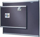 Quartet Push-Pin Bulletin Board, Fabric, 36"H x 48"W, Gray - B444A