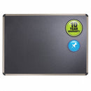 Quartet Push-Pin Bulletin Board, Foam, 48"H x 72"W, Black - B367T