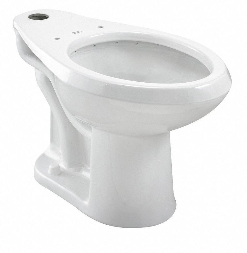 American Standard Elongated, Floor, Flush Valve, Toilet Bowl, 1.1/1.6 Gallons per Flush - 3043001PL.020