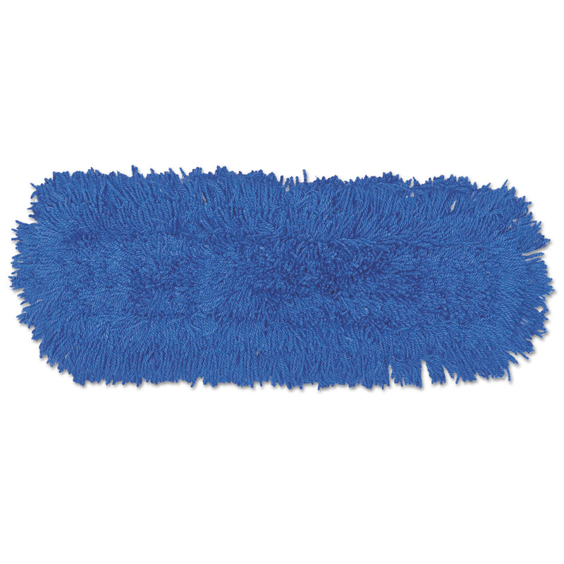 Rubbermaid Twisted Loop Blend Dust Mop, Synthetic, 24 X 5, Blue, Dozen - RCPJ353DZ