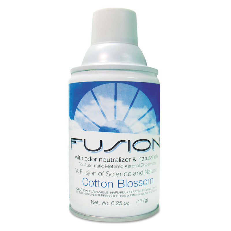 Fresh Products Fusion Metered Aerosols, Cotton Blossom, 6.25 Oz Aerosol, 12/Carton - FRSMA12BL