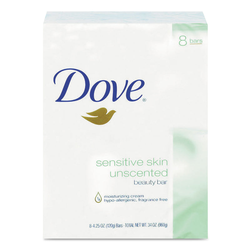 Sensitive Skin Bath Bar, Unscented, 4.5 oz Bar, 8 Bars/Pack, 9 Packs/Carton Sensitive Skin Bath Bar, Unscented, 4.5 oz Bar, 8 Bars/Pack, 9 Packs/Carton