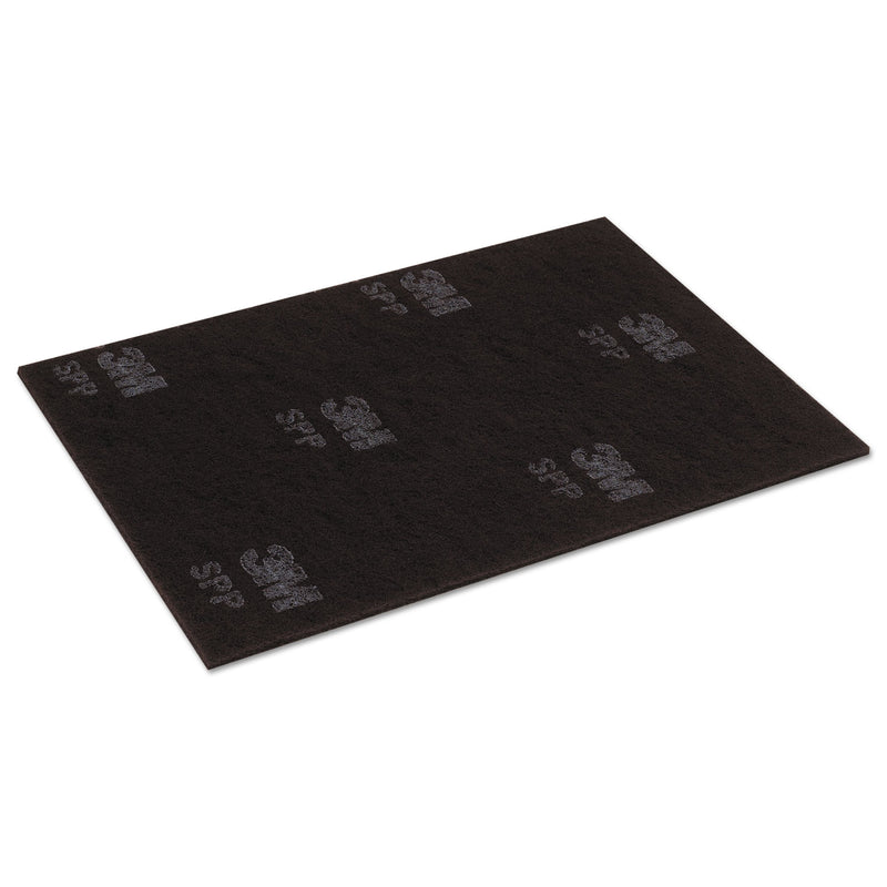 Scotch-Brite Surface Preparation Pad Sheets, 14" X 28", Maroon, 10/Carton - MMM02498