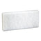 3M Doodlebug Scrub Pad, 4.6" X 10", White, 5/Pack, 4 Packs/Carton - MMM08003
