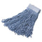 Rubbermaid Synthetic Wet Mop Heads, Blue, 16 Oz, 5-In Blue Headband, 6/Carton - RCPF136SBL