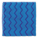 Rubbermaid Hygen Microfiber Cleaning Cloths, 16 X 16, Blue, 12/Carton - RCPQ620BLUCT