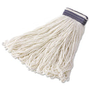 Rubbermaid Looped-End Mop Head, Rayon, 24Oz, White, 12/Carton - RCPE43812