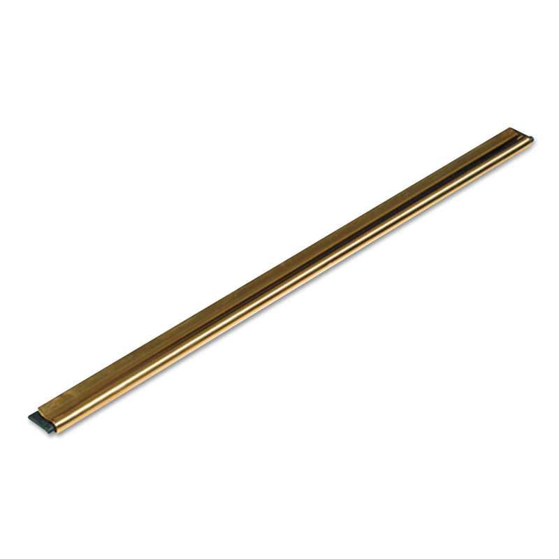 Unger Golden Clip Brass Channel W/Black Rubber Blade & Clip, 18In, Straight - UNGGC450